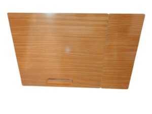 adjustable wooden & metal laptop table 6 height settings, premium quality | purely made in pakistan